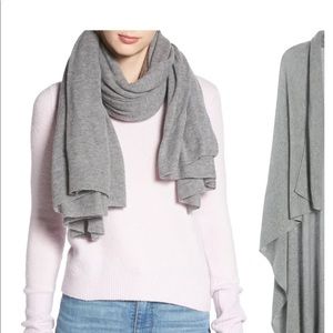 Halogen 100% Cashmere Black Scarf OS